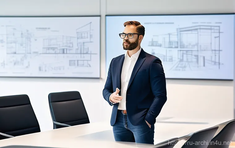 건축가의 자기 개발 로드맵 - **Prompt for Sustainable Design:**
"A thoughtful male architect, late 40s, wearing a smart casua... 건축가의 자기 개발 로드맵 - **Prompt for Sustainable Design:**
"A thoughtful male architect, late 40s, wearing a smart casua...