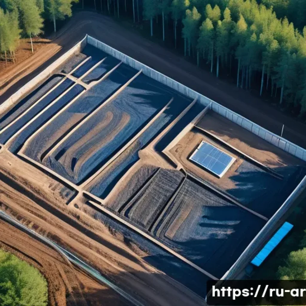 건축 설계와 건축 허가 절차 - A detailed aerial view of a Russian suburban construction site during early morning, showcasing a pl...